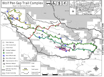 Wold Pen Gap Map